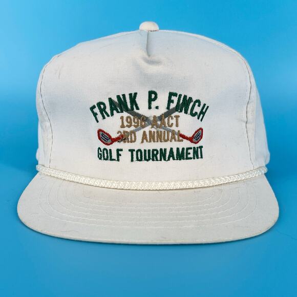 YoungAn Other - 90s golf tournament trucker hat 1996 Frank P Finch vintage